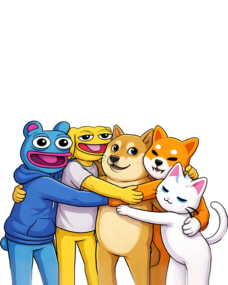 Together the community memecoin mascot